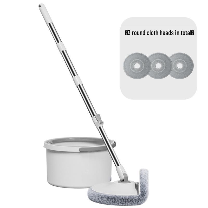 

Ленивая вращающаяся швабра с плоской насадкой и системой с двумя ведрами, не требующая мытья рук