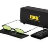 HBK New Retro Polarized Sunglasses Men Small Frame Tac Lenses Punk Sun Glasses Women Fishing Outdoor Party Eyeglasses
