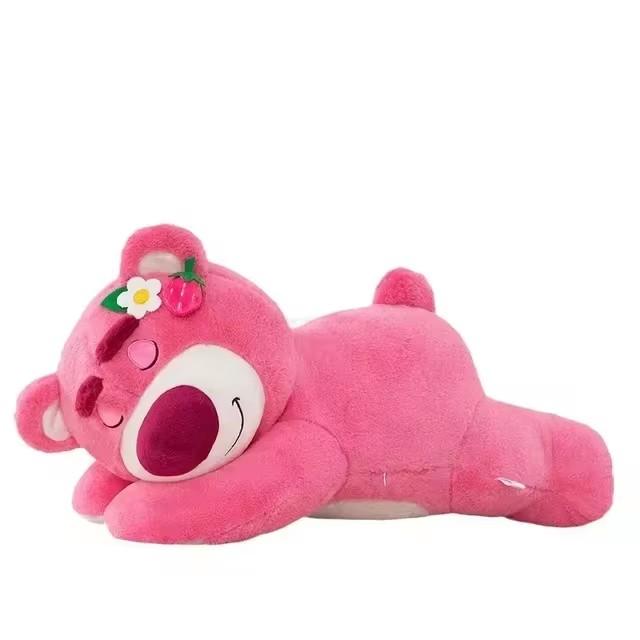 

Toy Story Lotso Cute Bear Strawberry Sofa Plush Pillow Stuffed Toys Children Girls Friends Festivals Birthday Gift