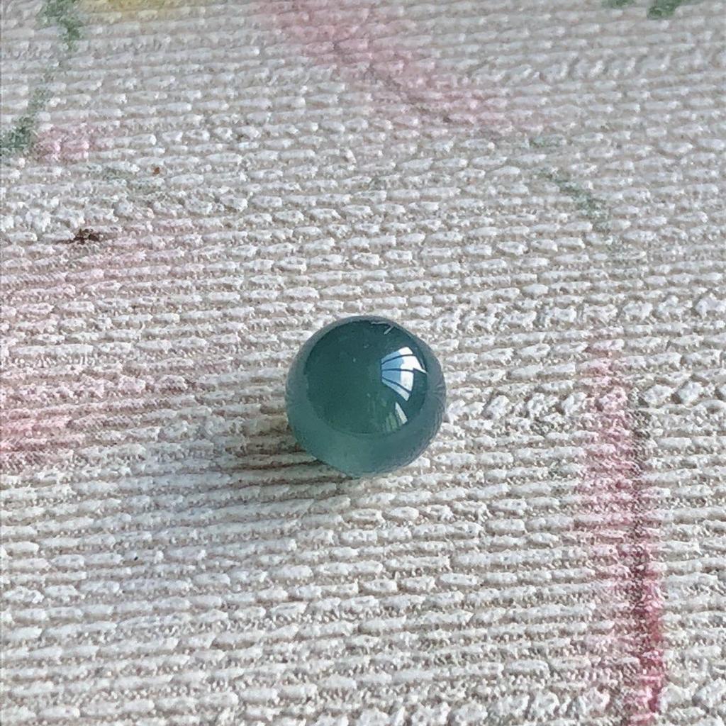 Jade Ice Blue Water Beads: Deep Blue Round DIY Jade Beads