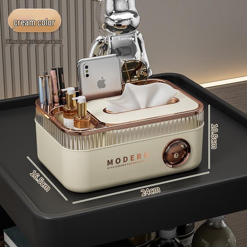 HANDUNYOU Multi-functional Tissue Box with Storage