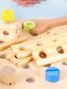 BABIBO Wooden Simulation Disassembly Nut Maintenance Tool Table Suit/children's Play Wooden Tool Table Toy