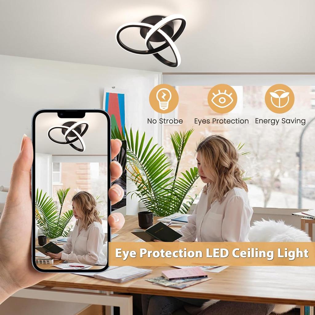Moderné LED stropné svietidlá do chodby Nordic 3 farby LED povrchová montáž AC 220V pre spálňu obývaciu izbu svetlo do chodby balkónové svetlo