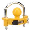 Trailer Coupler Lock Universal Hitch Lock U Shaped Combination Lock for Security