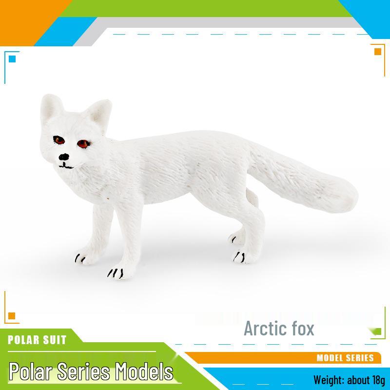 Realistic Arctic Animal Models: Polar Bear, Arctic Fox, Seal, Walrus, Whale