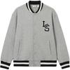 Levis Loose American Style Long Sleeve Baseball Jacket Men Jackets Gray 0019E-0000