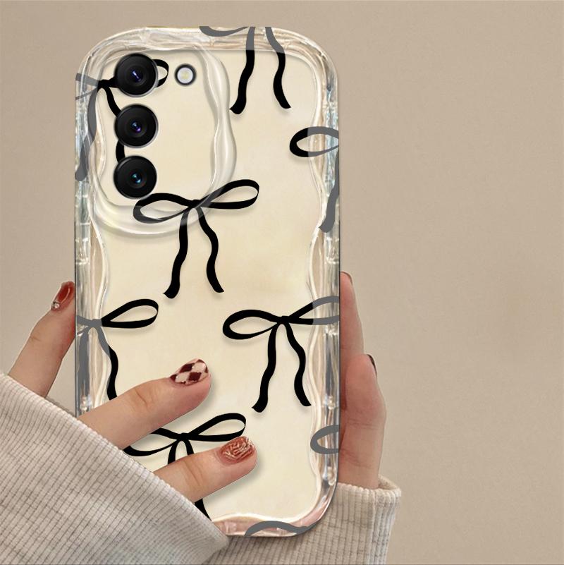 Custodia con Fiocco per Samsung Galaxy A36 5G A35 A34 A33 A32 4G A30 A25 A24 A23 A22 A20 A16 A15 A14 A13 A12 A06 A05S A50 M55 M54 Cover
