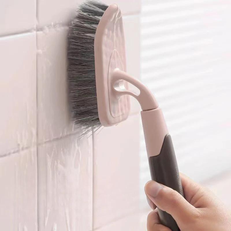 1pc, Bathroom Floor Wall Tile Cleaning Scrub Brush With Handle for  Household Cleaning Bathtub Brush Cleaning Tool