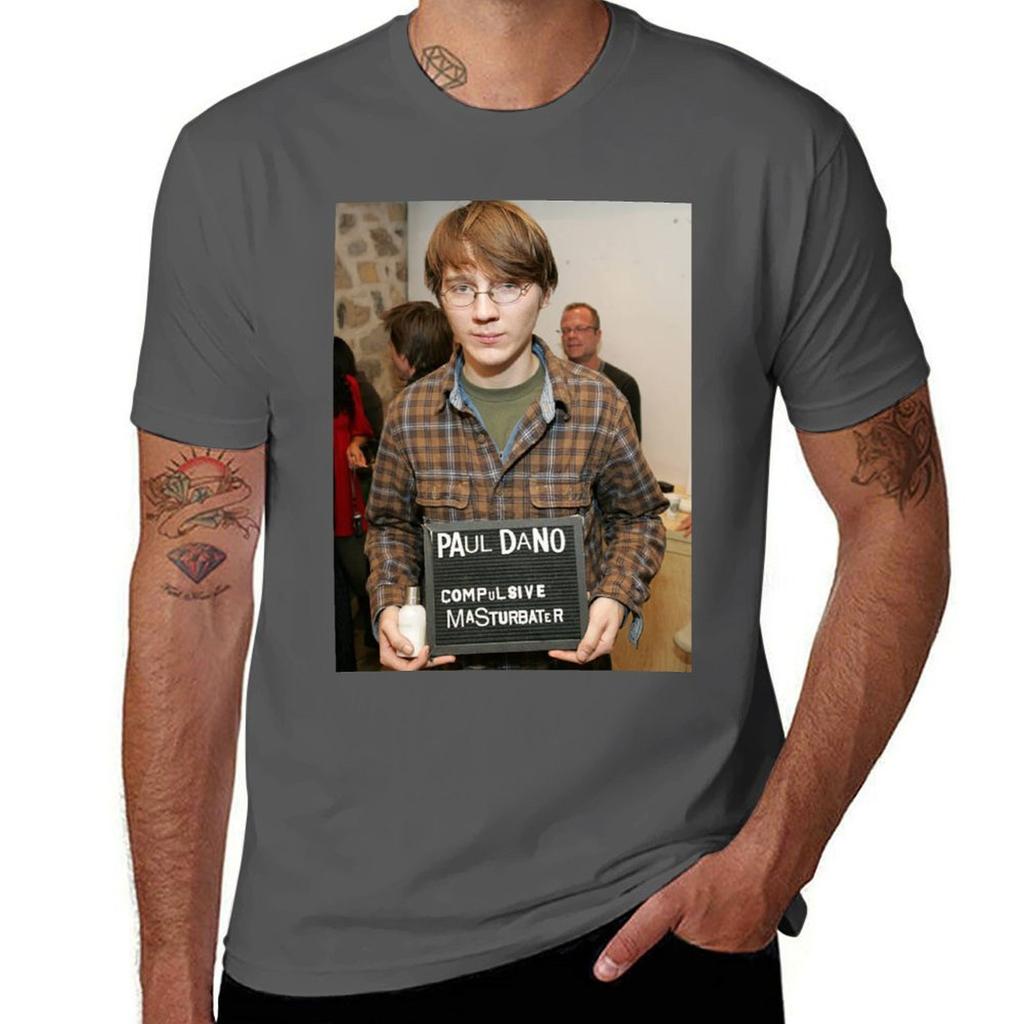Paul Dano Compulsive Masturbater Tshirt Holiday Casual Short Sleeve Top