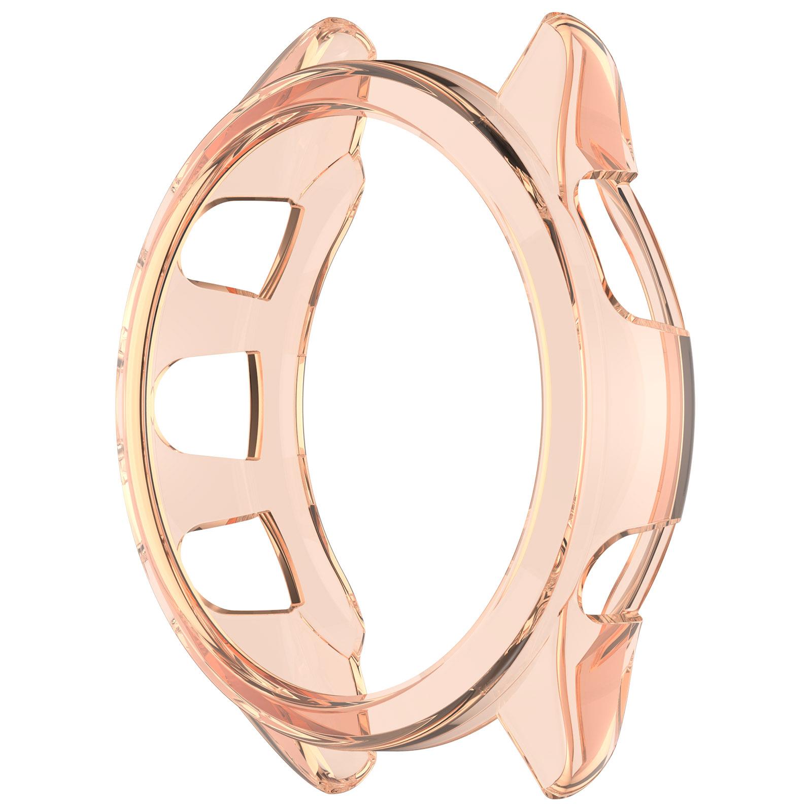 

High Quality TPU Protective Case For Garmin Forerunner 165 165 Music SmartWatch Protection Cover Shell Replacement Shockproof Protective Case розовый