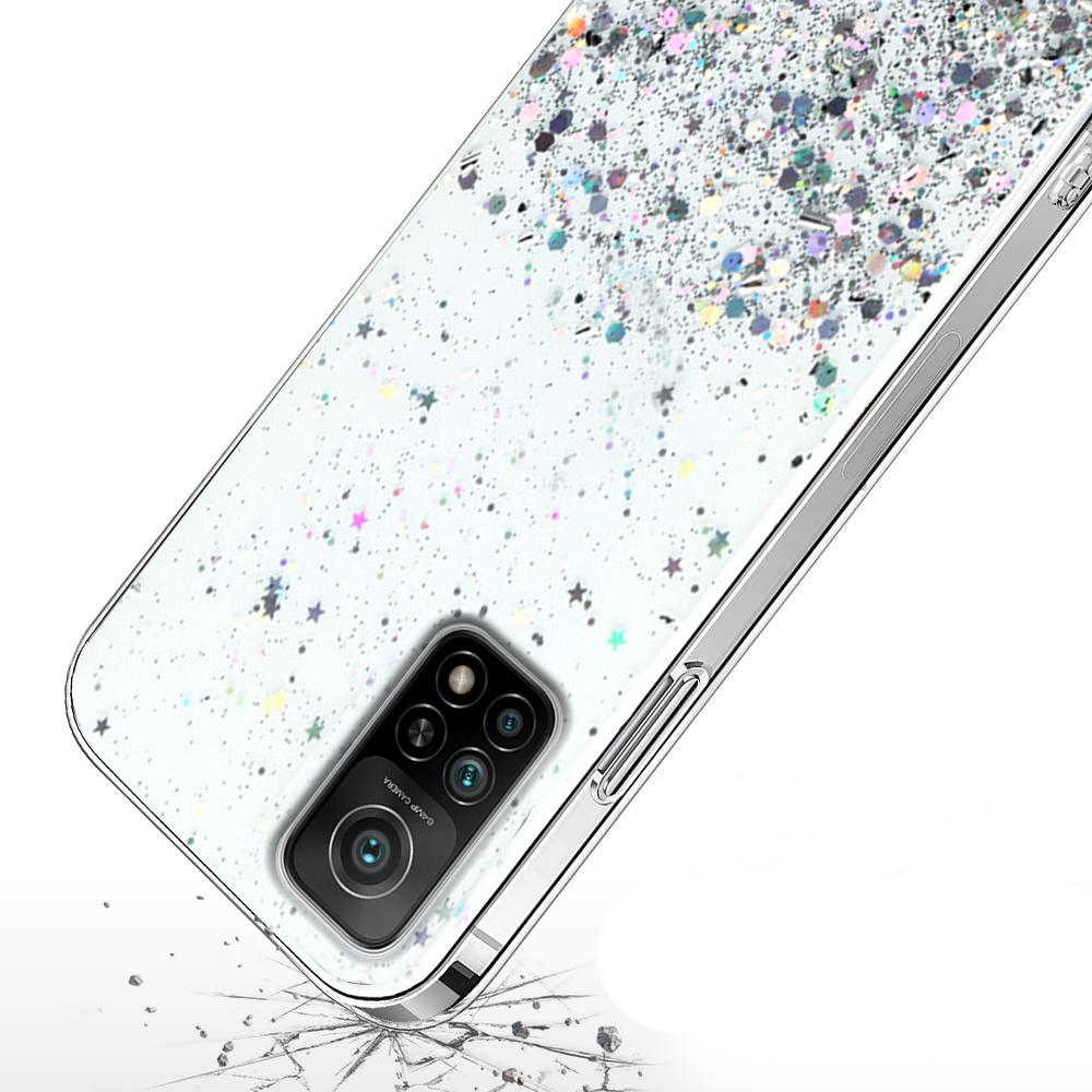 Case for Xiaomi Mi 10T 5G / Mi 10T Pro 5G, Glittery, transparent
