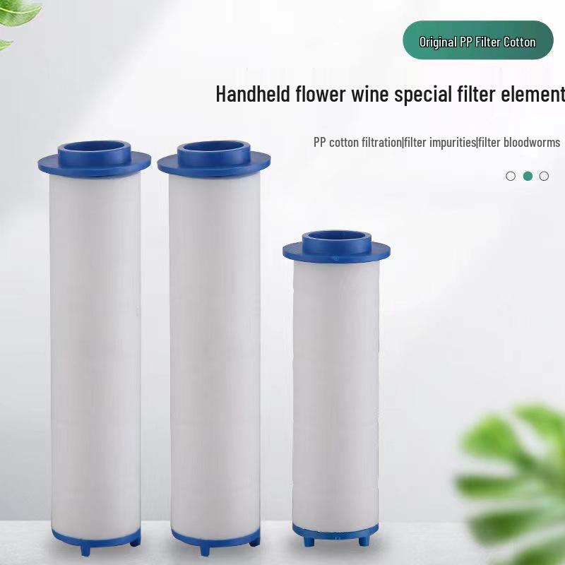 Ручной душ Фильтрующий картридж - Очищает воду, Удаляет примеси, Подходит для душевых головок ванной комнаты, Замена из полипропиленового хлопка 7.2CM Filter Cartridge