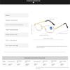 1PCS Fashion Folding Reading Glasses Men Women Metal Frame Presbyopic Magnifying Eyewear with Case Portable