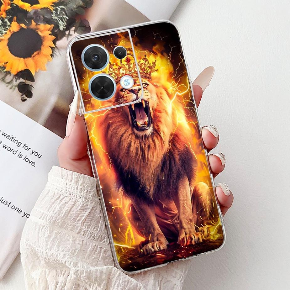 For Oppo Reno8 Pro 5G Case CPH2357 Cool Design Fashion Painted Cover Soft Silicone Phone Case For Oppo Reno 8 Pro Reno8 5G Shell