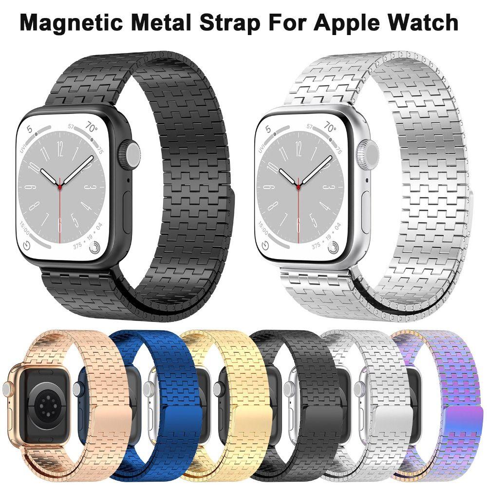 

Металлический ремешок для часов в миланском стиле, 38/40/41 мм, для Apple Watch Ultra 8 7 6 5 4 3 SE