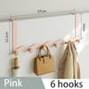 Wave Shape Hook Behind The Door No Punching Required Iron Raw Wood Hanging Clothes Hook Bedroom Wall Storage Clothes Hanger