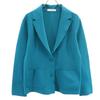 ISSEY MIYAKE Me Made In Japan Long Sleeve Cardigan Turquoise Women Used