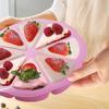 Set di 1 pezzo di stampi triangolari in silicone per torte - Adatto per teglie antiaderenti a 8 cavità per brownies, pancake, cupcake, ecc.