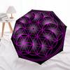 Flower of Life Mandala Art Print - Sacred Geometry DecorUmbrella, Portable 3-Fold Umbrella for Men & Women,Christmas Gift ES70
