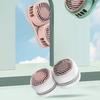 Mechanical Operation Battery-powered Fan Lazy Leaf-Less Hanging Neck Fan Long Battery Life for Sports and Travelling