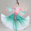 Elegant Flowy Classical Dance Performance Dress