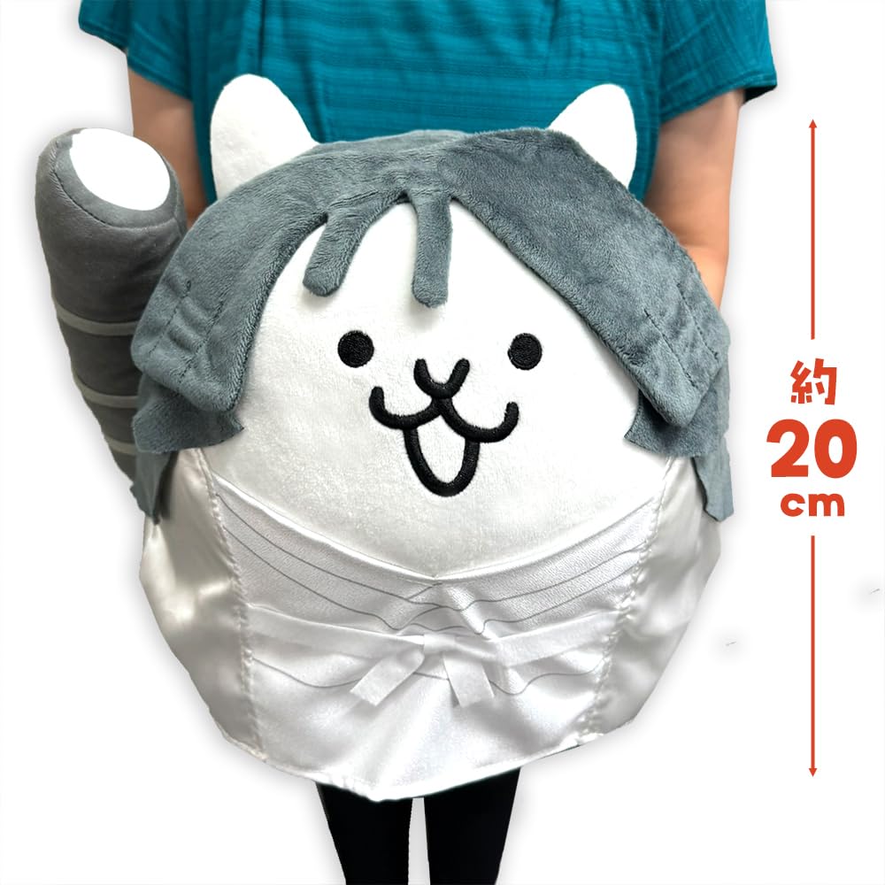 Nyanko The Great War Ultra Souls Big Plush Toy Princess Kaguya, Approx. 25cm, Includes Toy Diamond