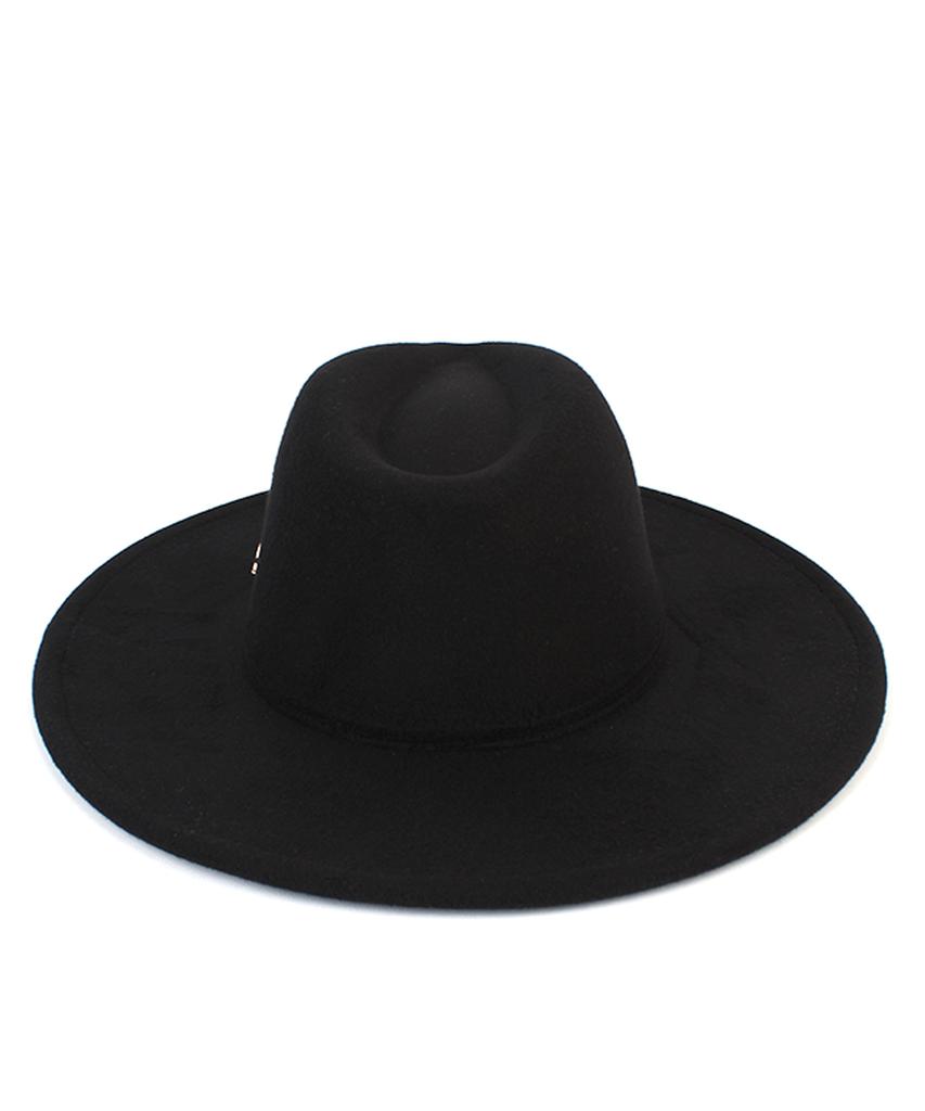 Yunibeosyeolkemiseuteuli Hard Wool Black Fedora