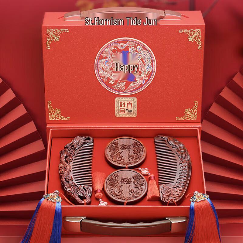 Традиционные Натуральные Свадебные Наборы Расчесок