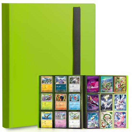 Portable 9-Grid Pocket Monsters Card Album for Trading and Collectible Pokemon Cards