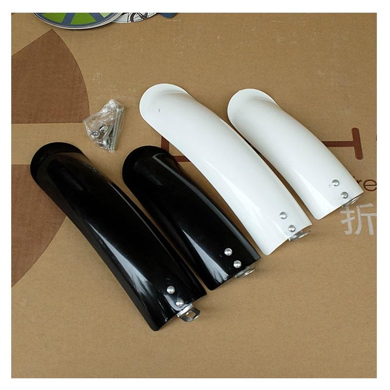 14 inch 412 Folding Bike Fenders For Dahon Bicycle Mini Fenders Folding Bicycle Practical Accessories серебряный