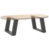 Vidaxl Coffee Table Legs, 2 Pcs, Anthracite, 40X(30-31) Cm, Steel