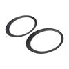 Artudatech 2pcs Headlight Trim Ring For Mini Cooper One R50 R52 R53 2001-2006 2002 2003 2004 2005
