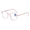 Fashion Transparent Round Frame Reading Glasses High-definition Elderly Anti-blue Light Presbyopia Finished Hyperopia Eyeglasses