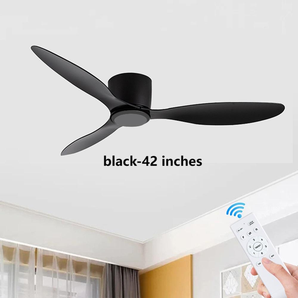 

Потолочный вентилятор IRALAN с дистанционным управлением, современный, низкий вентилятор с двигателем постоянного тока для гостиной, 30 Вт, простой потолочный вентилятор, домашний вентилятор без подсветки