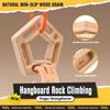 Rock Climbing Fingerboard Training System Portable Hangboard Strengthener for Advanced Climbers Grip and Pull Up Exercises