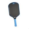 Pickleball Paddle Non Slip Handle Carbon Fiber for Power Consistency Control Blue
