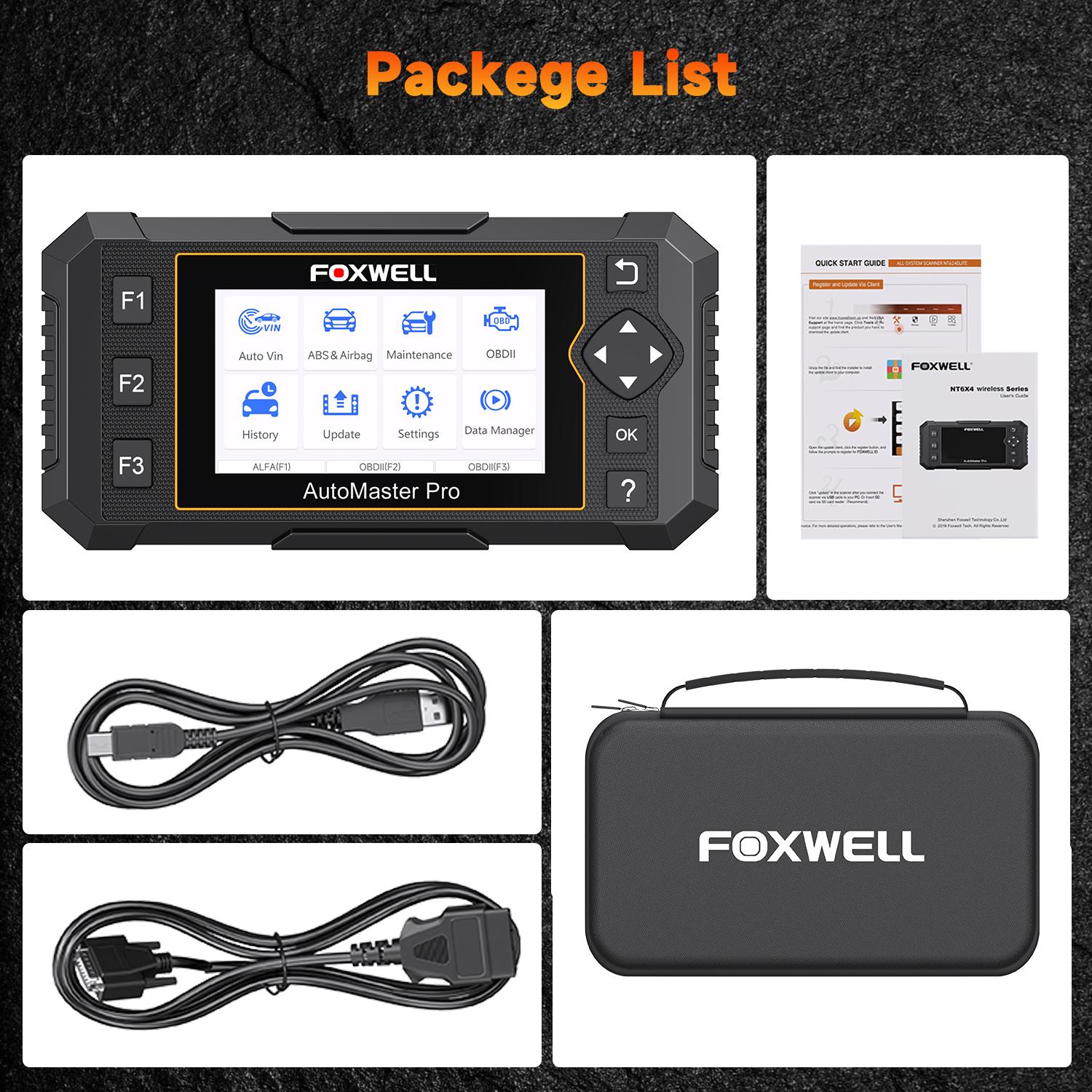 FOXWELL NT650 Elite OBD2 Автомобильный сканер SAS A/F OIL EPB BRT TPS 26+ Сброс Профессиональный Автомобильный Диагностический Инструмент OBD2 Сканер NT650 PRO