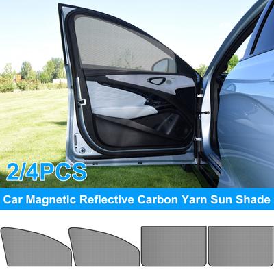 Autofensterrollo mit Magnet, UV-blockierender magnetischer Fensterschutz, Sichtschutz, Sonnenschutzvorhang für schlafende Babys, Autovorhang