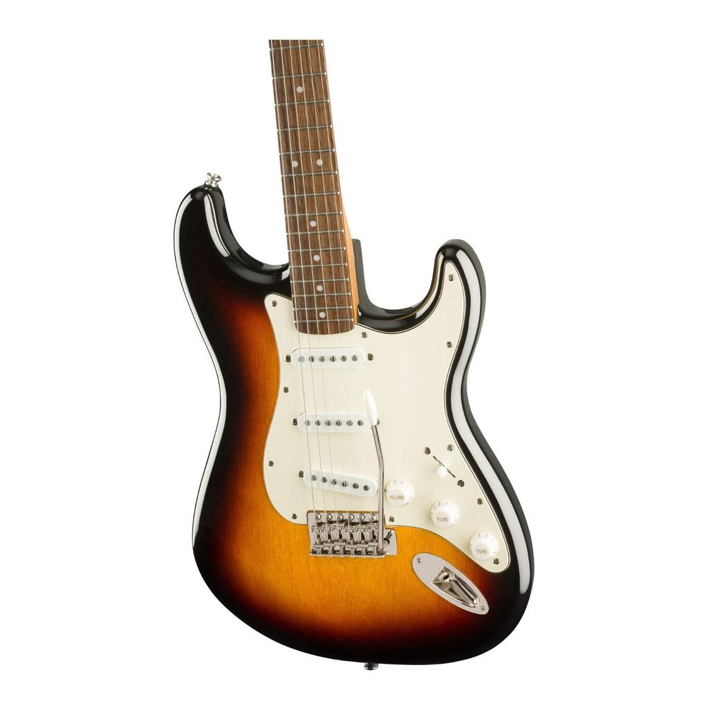 Squier by Fender Classic Vibe 60s Electric Sunburst with Soft Case Stratocaster® Guitar, 3-Tone