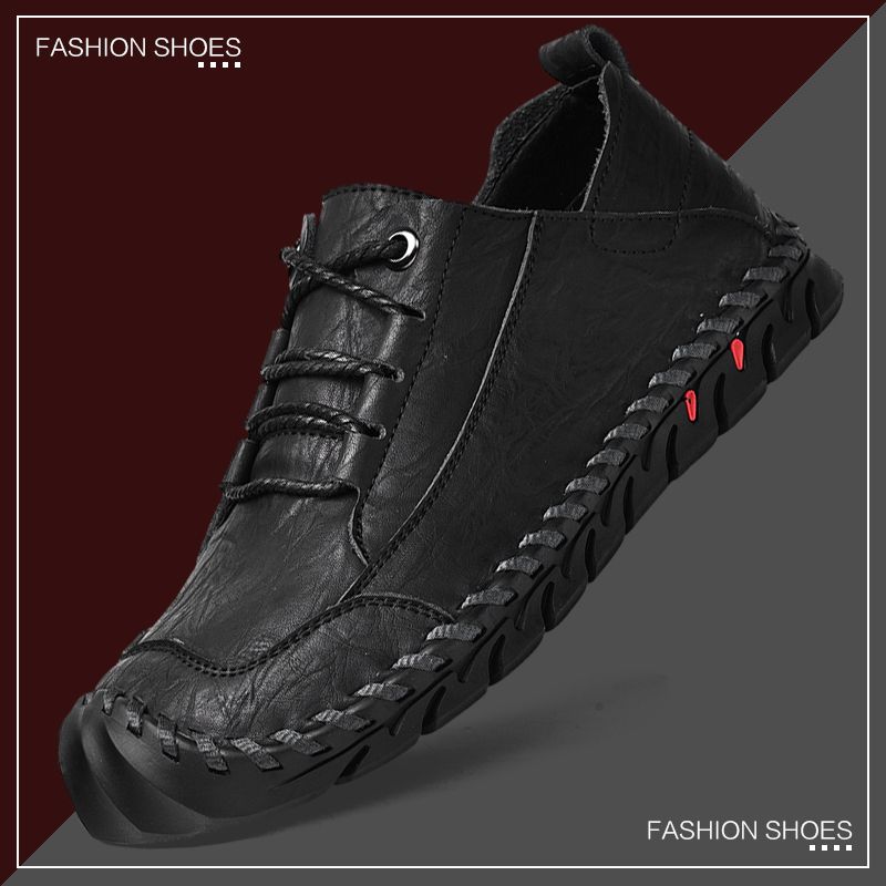 

Уличная кожаная обувь. Мужская повседневная спортивная обувь на мягкой подошве. 46