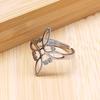 Stainless Steel Witch Irish Knot Ring Adjustable Silver Color Witchcraft Jewelry for Men Women