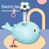 Mini Brinquedo de Baleia Bebê do Oceano: Ventilador Elétrico e Bola Flutuante para Aprendizado Infantil