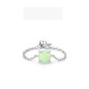 Tancise Classic 925 Sterling Silver Opal Ring Ladies Jewelry Wedding Promise Party Gift