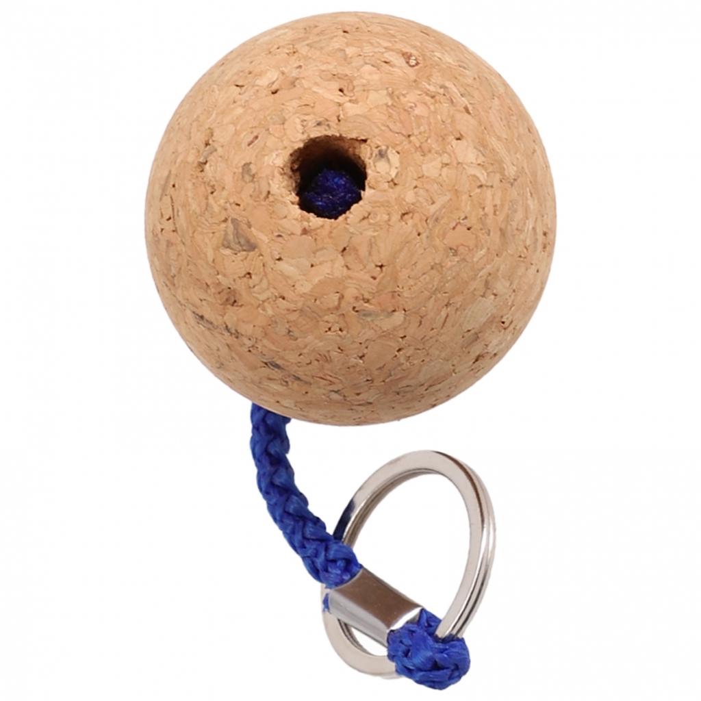 Runder Schwimmender Kork Schlüsselanhänger Ball 2 Stück 50mm Zubehör