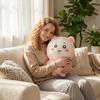Soft Plush Stuffed Animal Doll with Embroidered Face and Textured Body Suitable for Children and Collectors