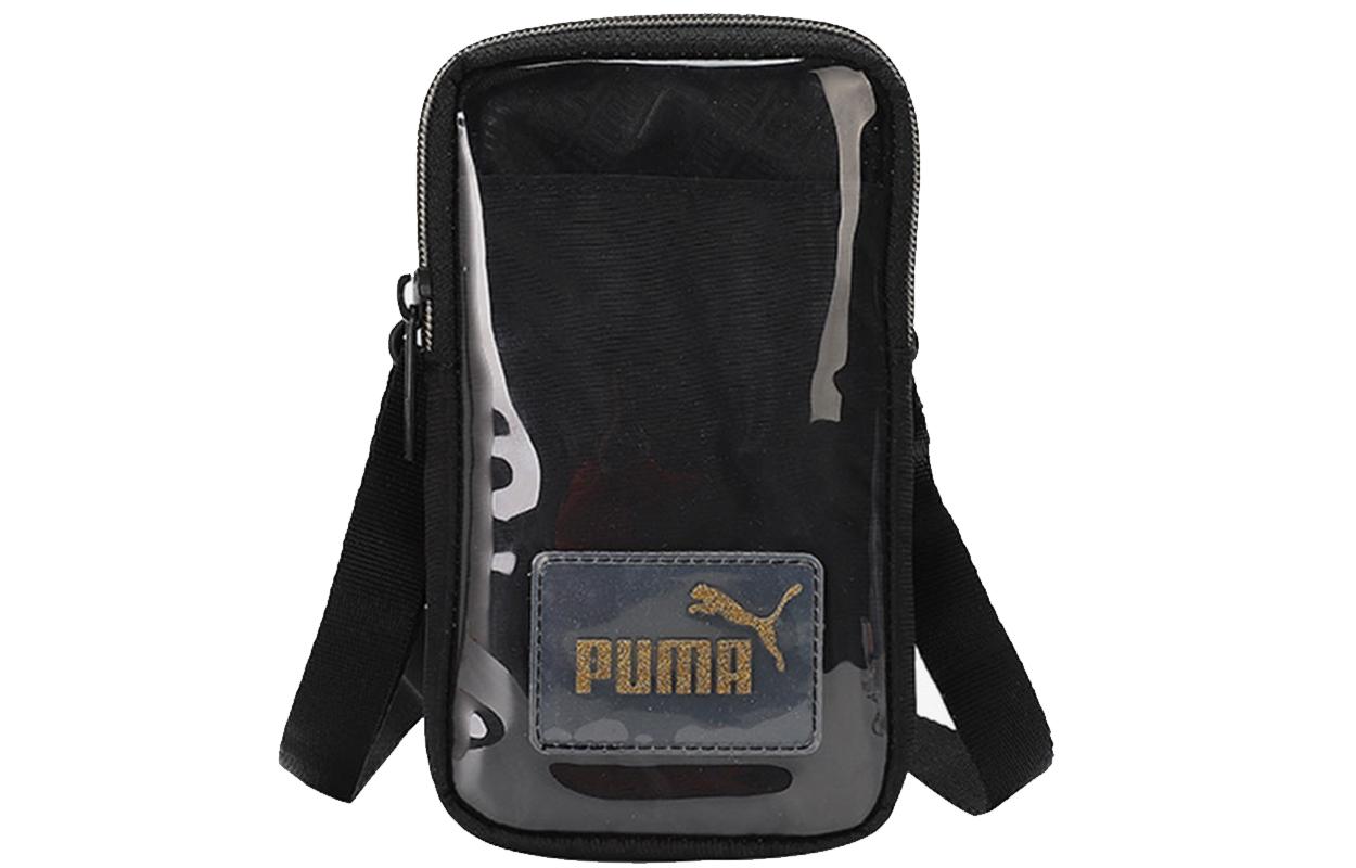 PUMA Artificial Leather Shoulder Bag Unisex Black 077928-01