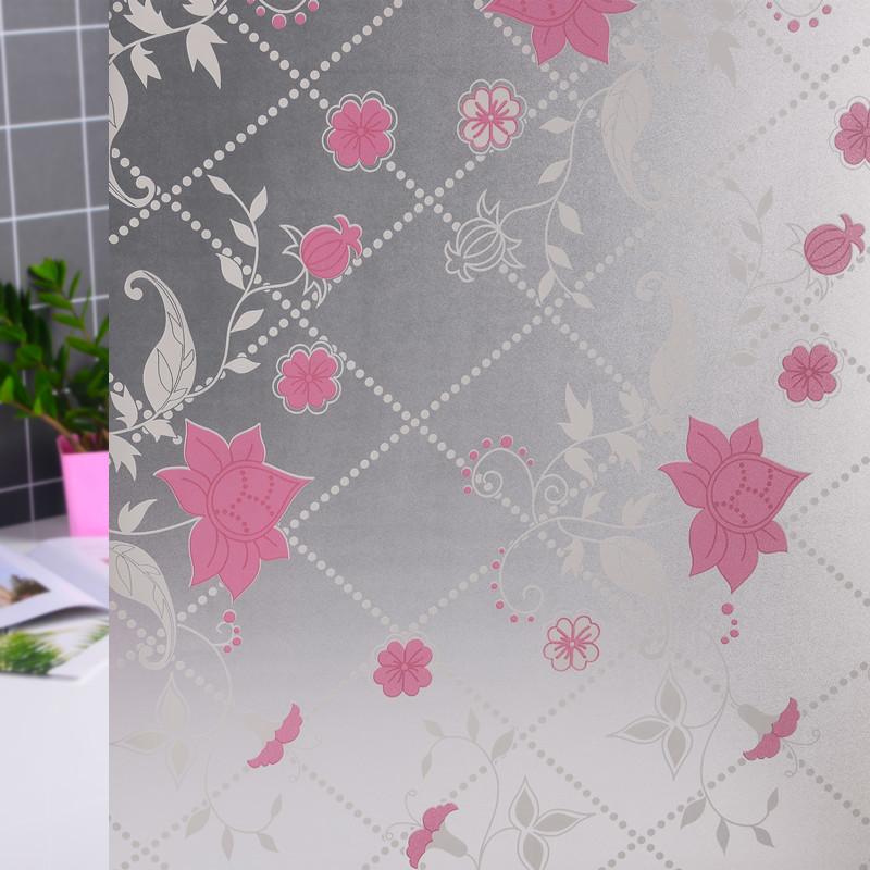 Film pentru fereastră 45x200cm Film cu vitralii matuit Autocolante pentru ferestre de confidențialitate Autocolante autoadezive pentru fereastră.