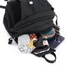 Dvojitá taška přes rameno - Jednoduchá, bezpečná, módní crossbody taška na cestování, design s jedním ramenním popruhem