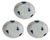 Hasami Ware, Kotama Kiln Small Plates, Set of 3, Hisago Pattern, 323744
