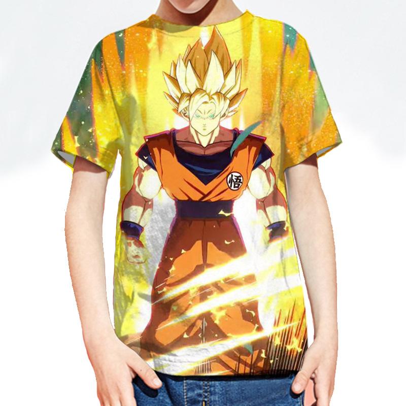 Trendy Pánské Dámské Oblečení Trička Anime Série Dragon Ball 3D Digitální Tisk Trička
